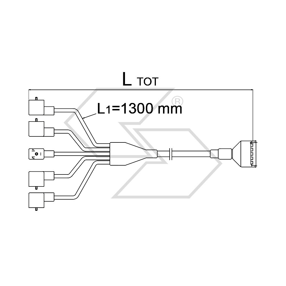 Cavo di completamento per scatola comando con manometro 3MT 3VIE