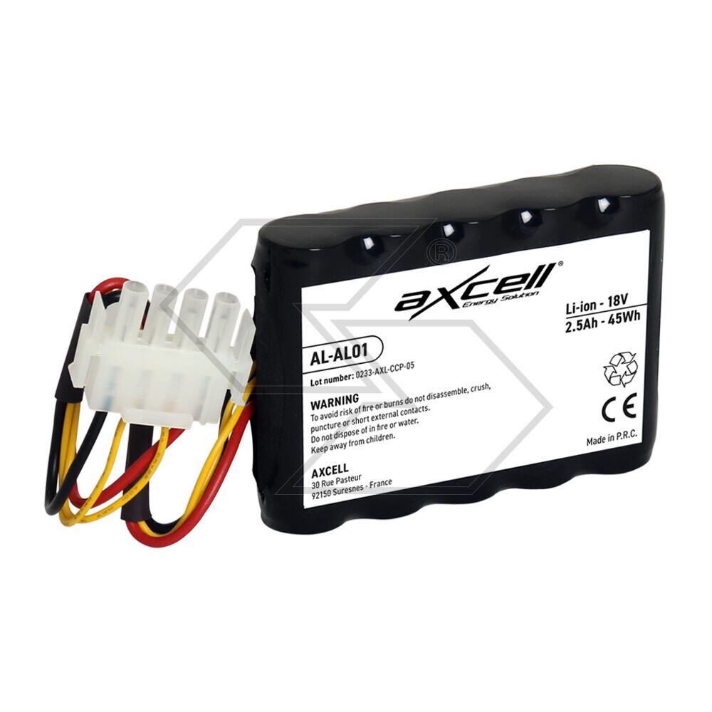 Batteria adattabile AL-KO ROBOLINHO 100 - 18V 2,5A - Li-ion