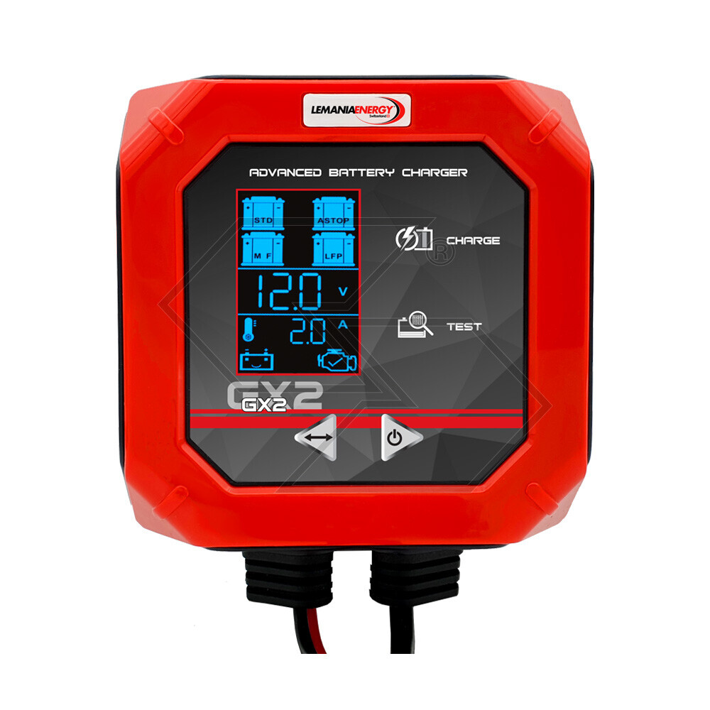 Caricabatterie avanzato 12V 2A - mod. GX2 Caricabatterie avanzato 12V 2A - mod. GX2