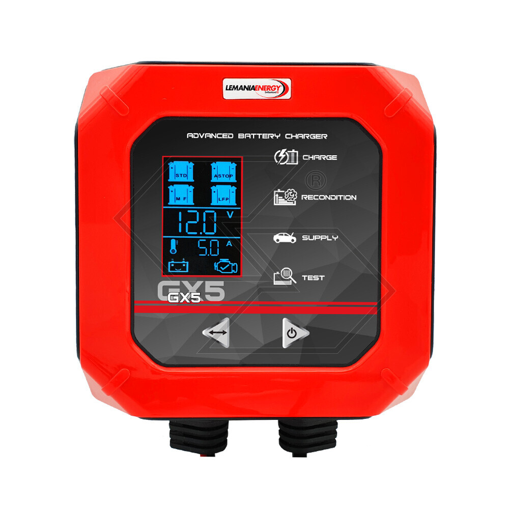 Caricabatterie avanzato 12V 5A - mod. GX5