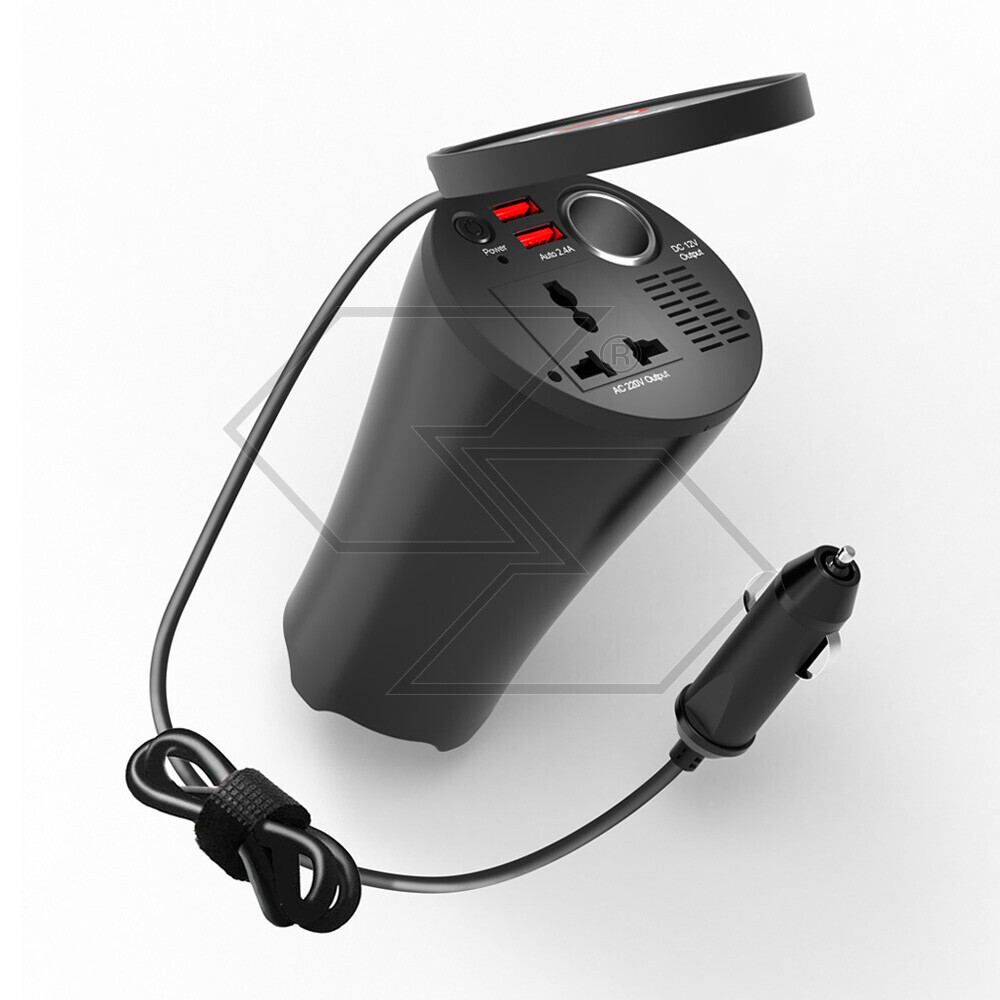 Inverter portatile per auto da 12V a 220V 200W - mod. IP-20