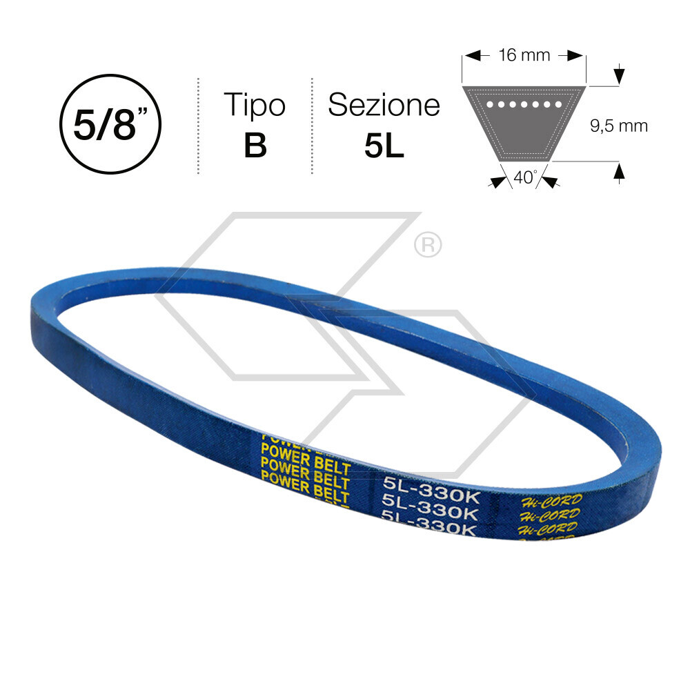 Belt T.b. B62 5/8 '' X 65 '' Belt T.b. B62 5/8 '' X 65 ''