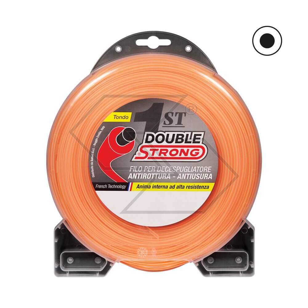 Filo per decespugliatore Double Strong - Ø 2,4 mm x 87 m - Valva