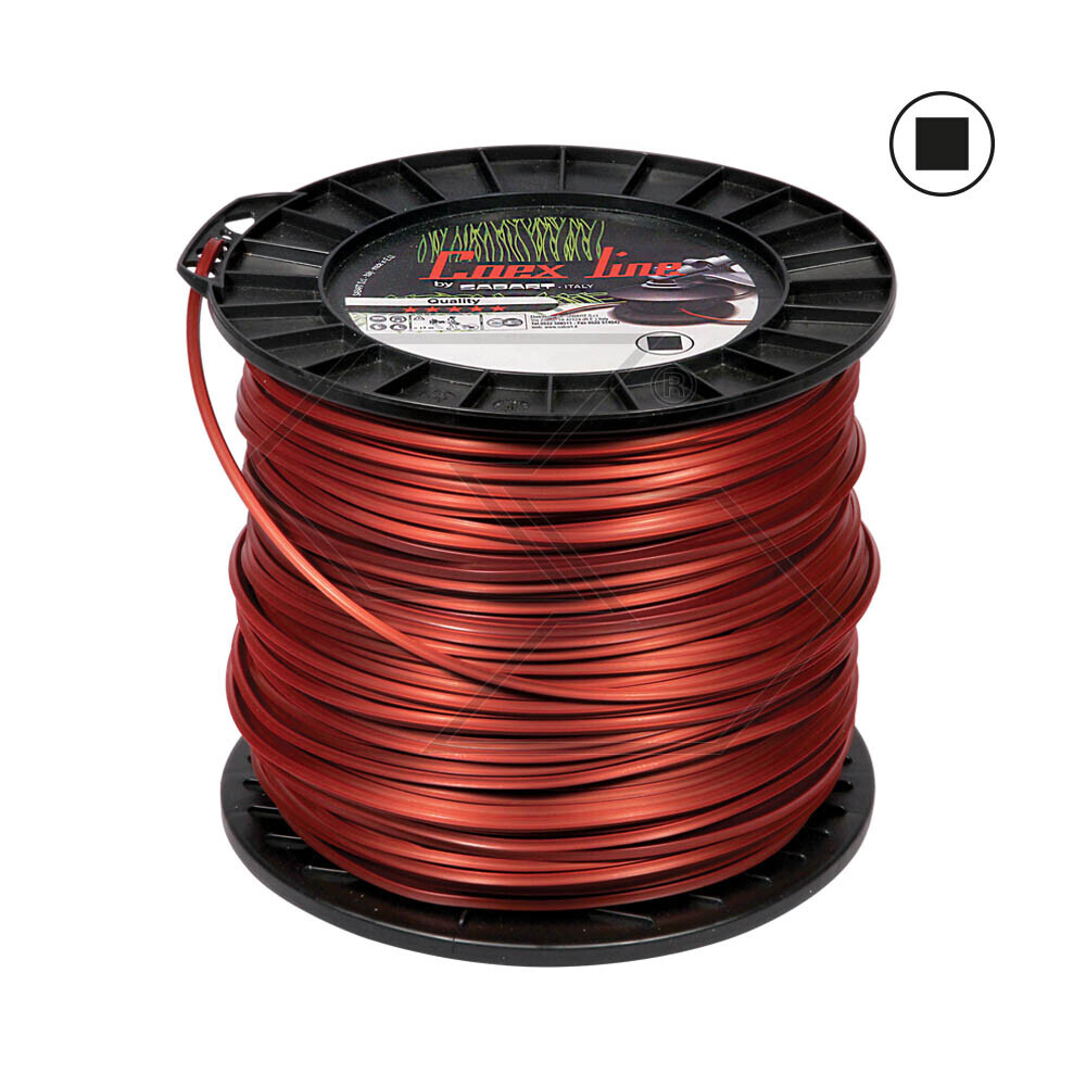 Filo per decespugliatore Coex Line - Ø 3 mm - Quadro - Bobina 2,2 Kg Filo per decespugliatore Coex Line - Ø 3 mm - Quadro - Bobina 2,2 Kg