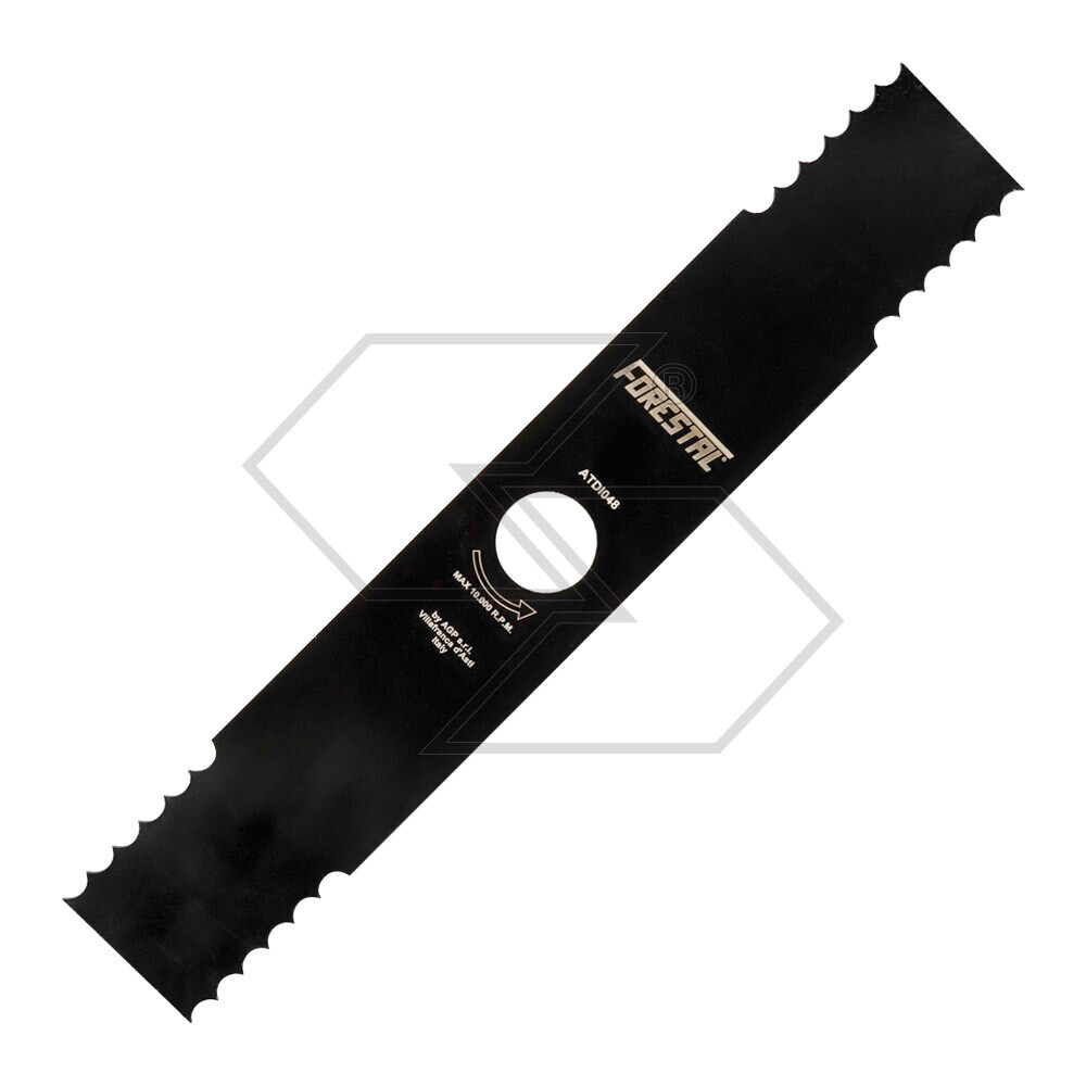 Lama decespugliatore 2 denti SEGHETTATA 300x50x3 Lama decespugliatore 2 denti SEGHETTATA 300x50x3