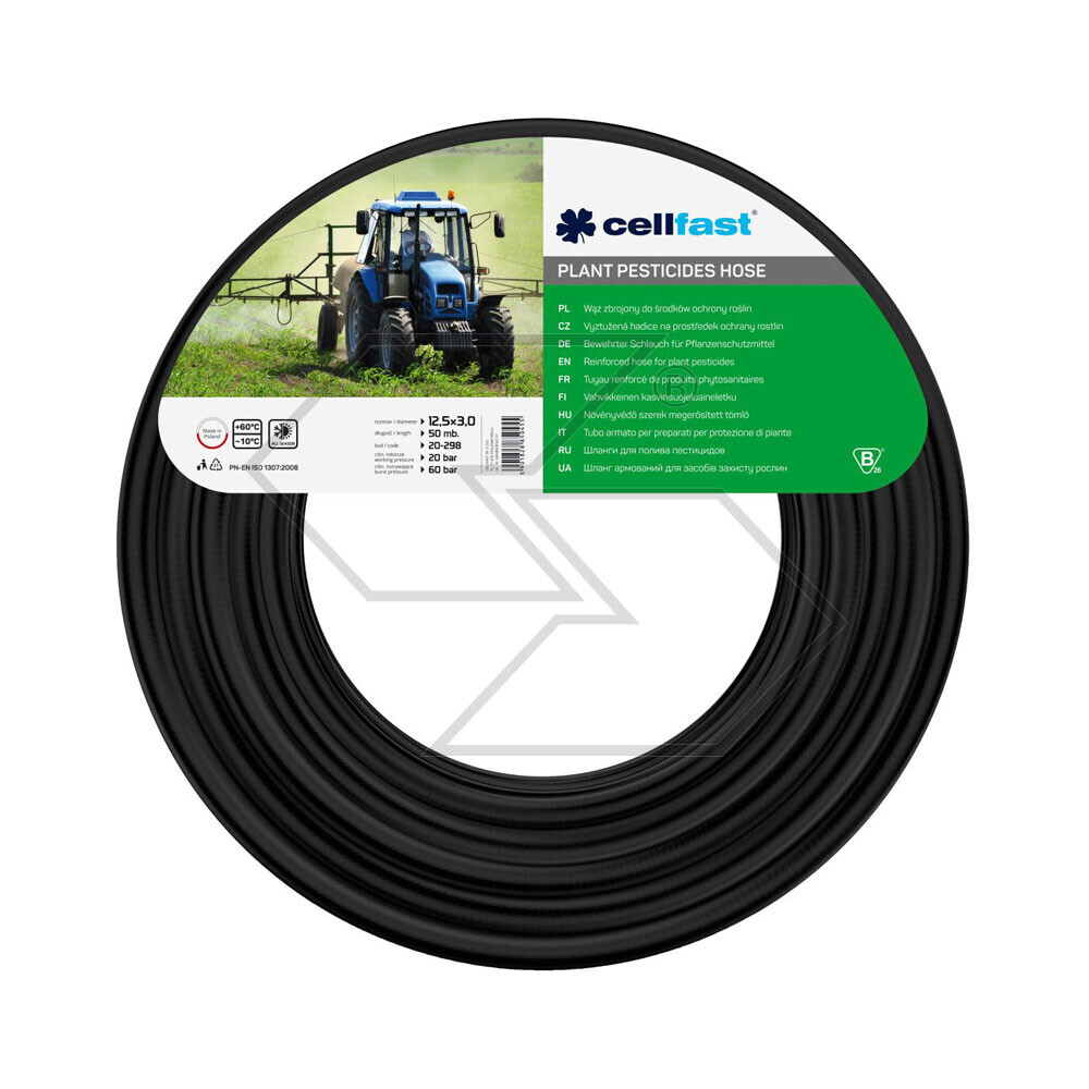 Tubo armato in PVC per prodotti fitosanitari 50M Tubo armato in PVC per prodotti fitosanitari 50M