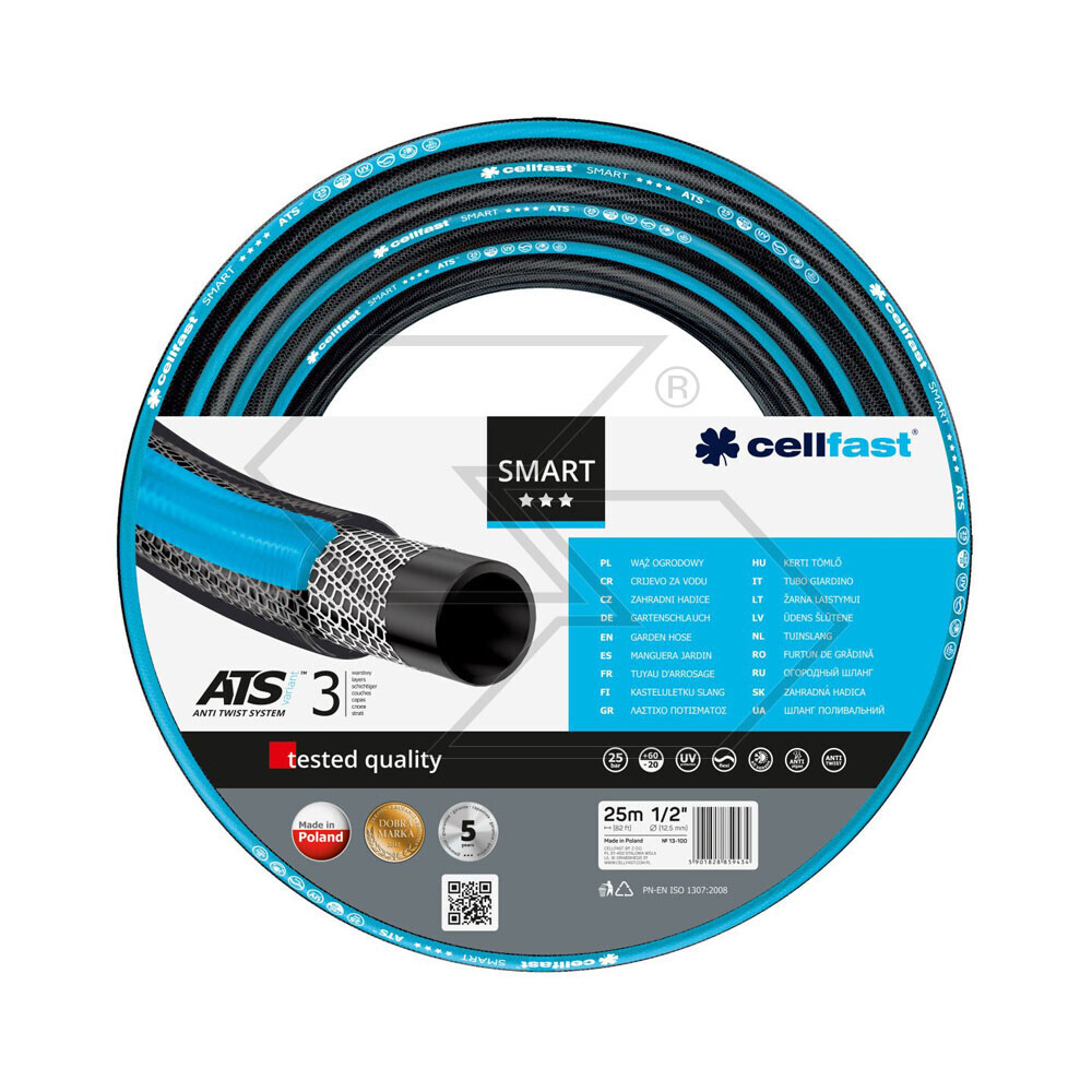 Tubo da giardino 3 strati SMART ATVS 1/2 Tubo da giardino 3 strati SMART ATVS 1/2