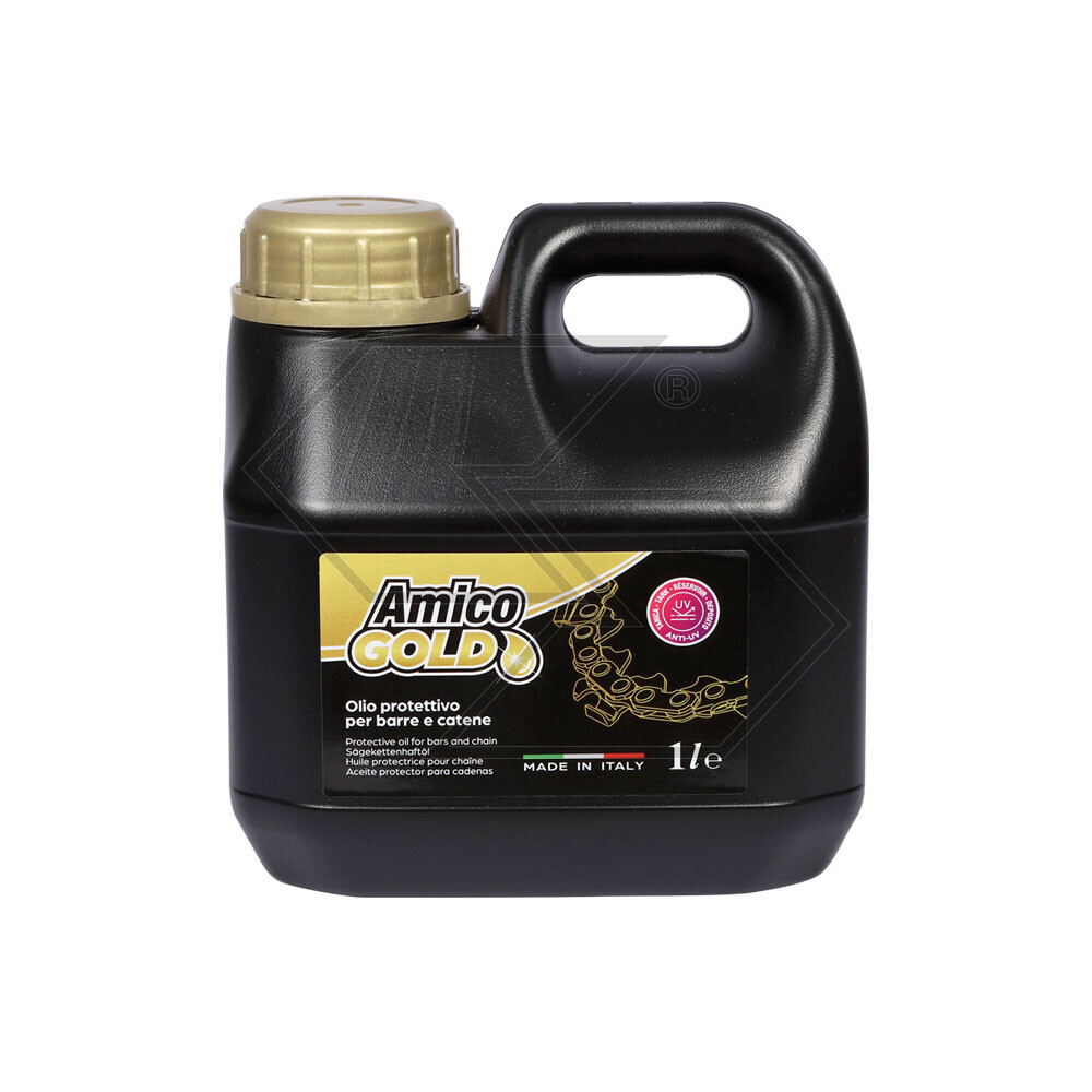 Protettivo Amico Gold per catena da motosega - 1 litro Protettivo Amico Gold per catena da motosega - 1 litro