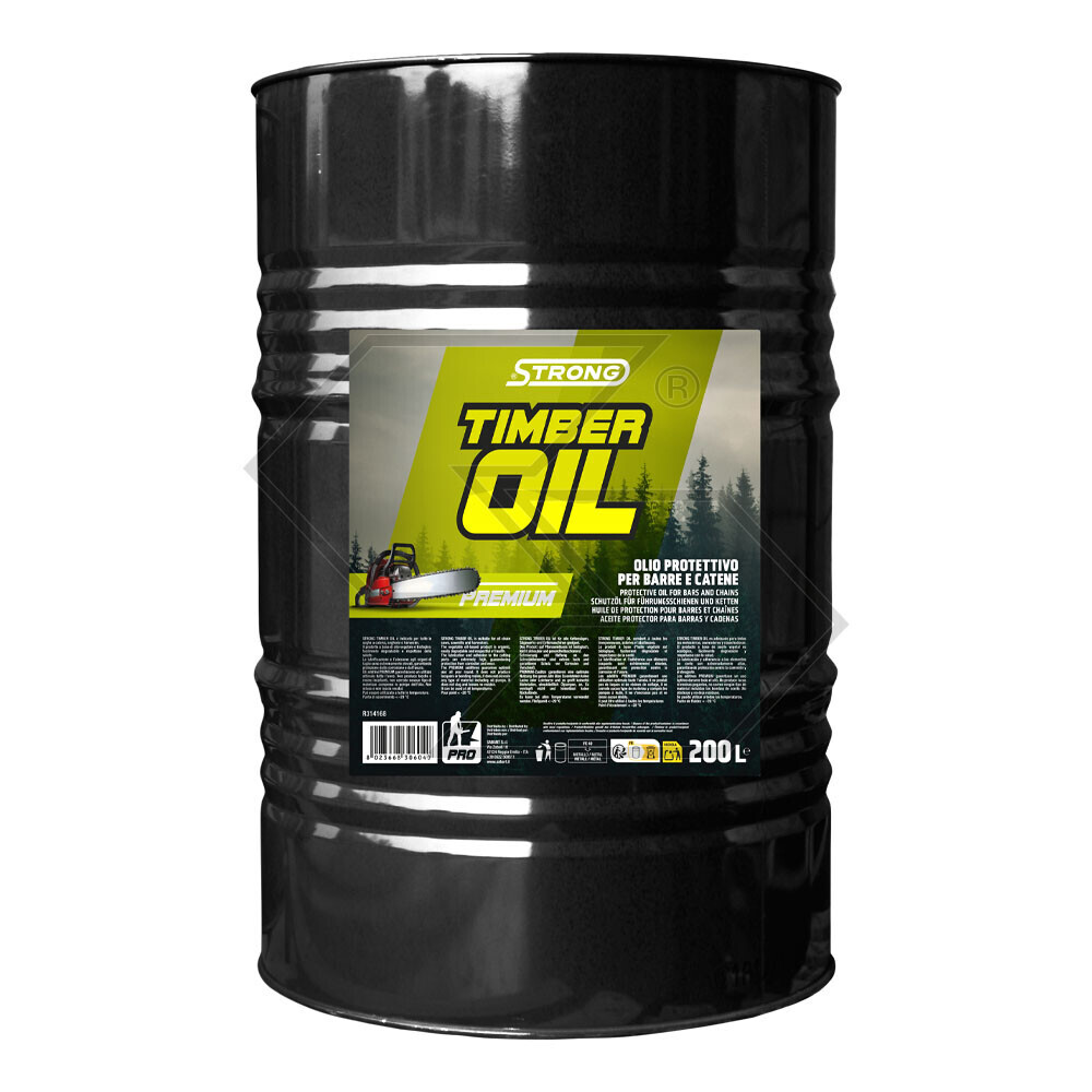 Olio protettivo Timber Oil per catena da motosega - 200 litri