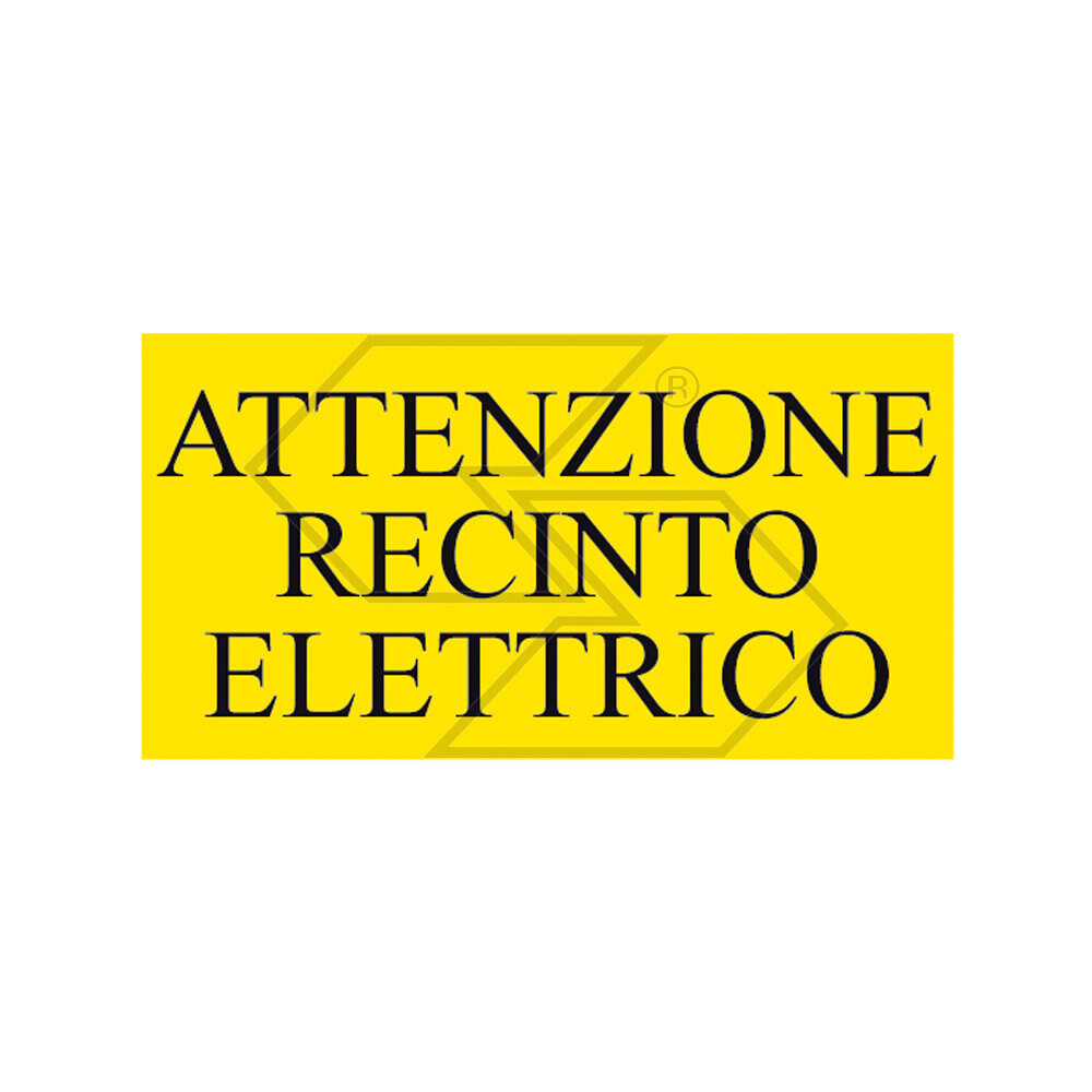 Segnale di avvertimento per recinti Segnale di avvertimento per recinti