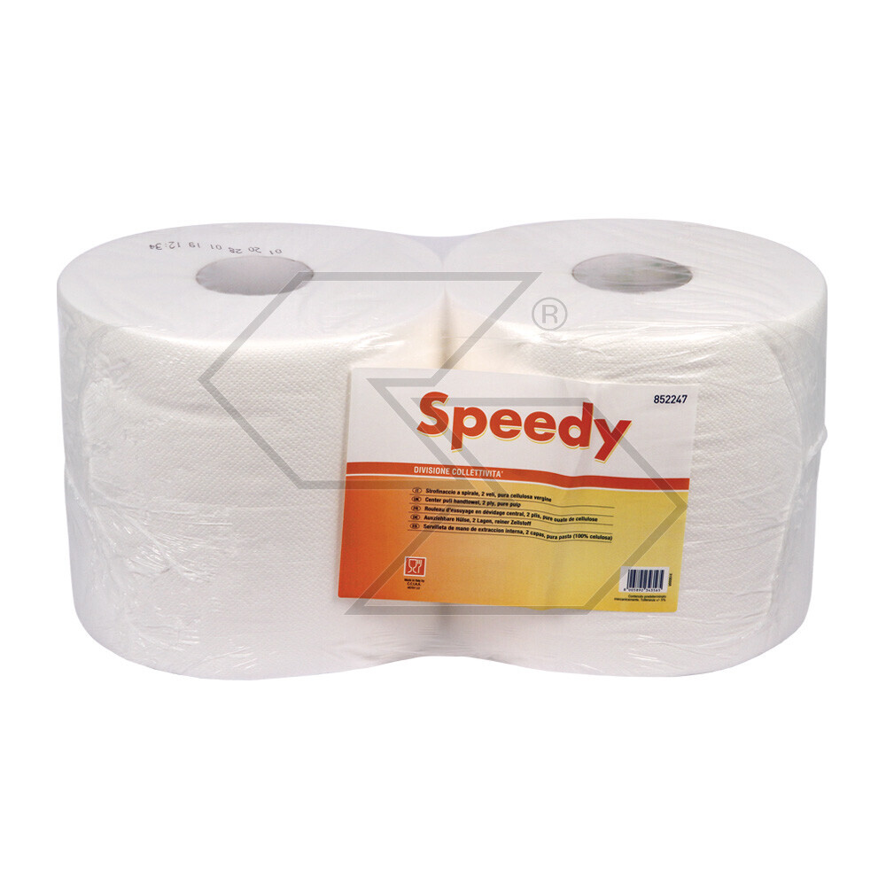 Double Layer Paper Set Of 2 Rolls - 800 Sheets - 37x25 Cm