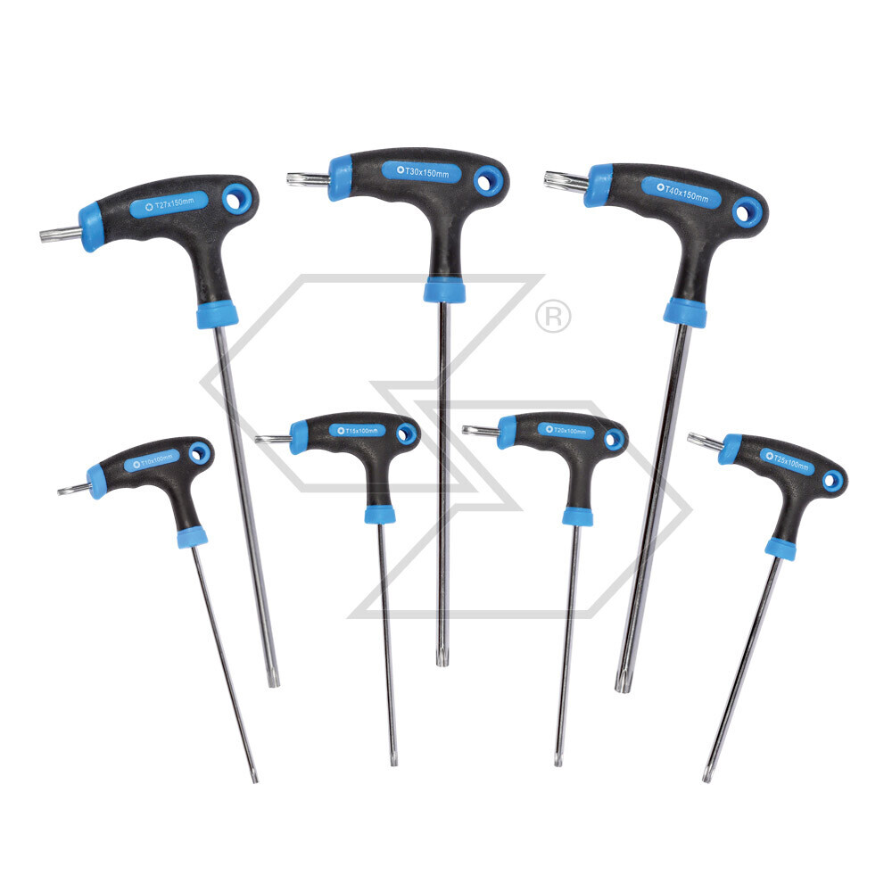 Set 7 chiavi a due teste torx