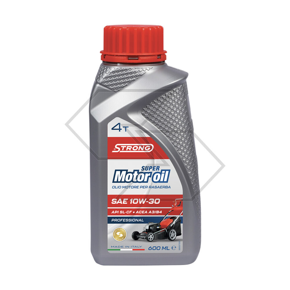 Strong Super Motor Oil Motor Oil For Lawnmowers Sae-10w / 30 - 600 Ml