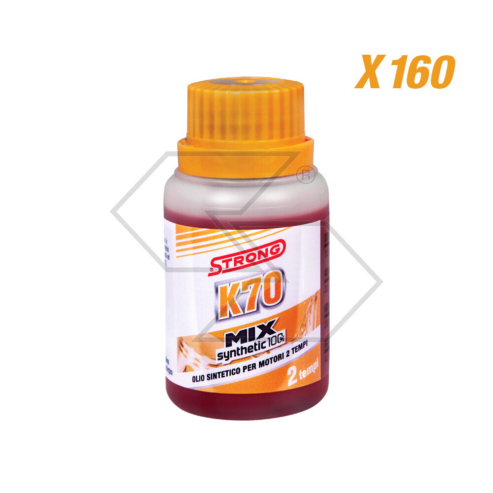 Strong Synthetic Synthetic Mix K70 Oil For 2-stroke Engines - 160 Pcs Of 100 Ml