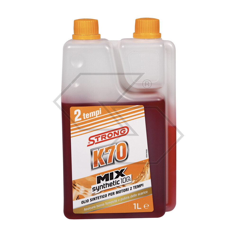 Strong Synthetic Synthetic Mix K70 Oil For 2 Stroke Engines - 1 Liter With Dispenser Strong Synthetic Synthetic Mix K70 Oil For 2 Stroke Engines - 1 Liter With Dispenser