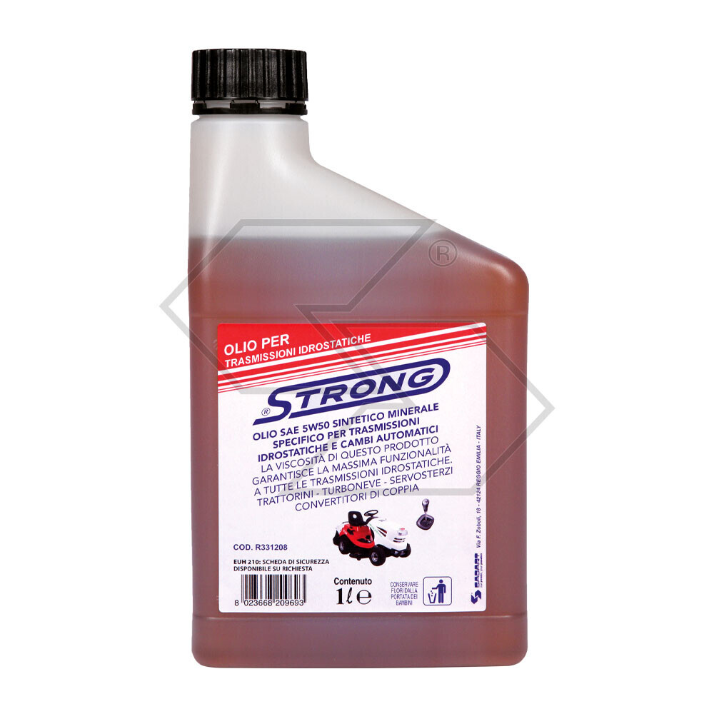 Strong Oil For Hydrostatic Transmissions And Automatic Transmissions Sae 5w50 - 1 Liter Strong Oil For Hydrostatic Transmissions And Automatic Transmissions Sae 5w50 - 1 Liter