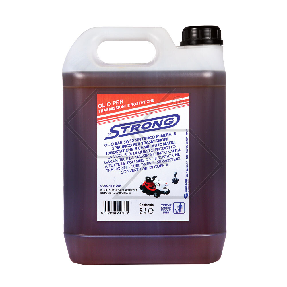 Strong Oil For Hydrostatic Transmissions And Automatic Transmissions Sae 5w50 - 5 Liters