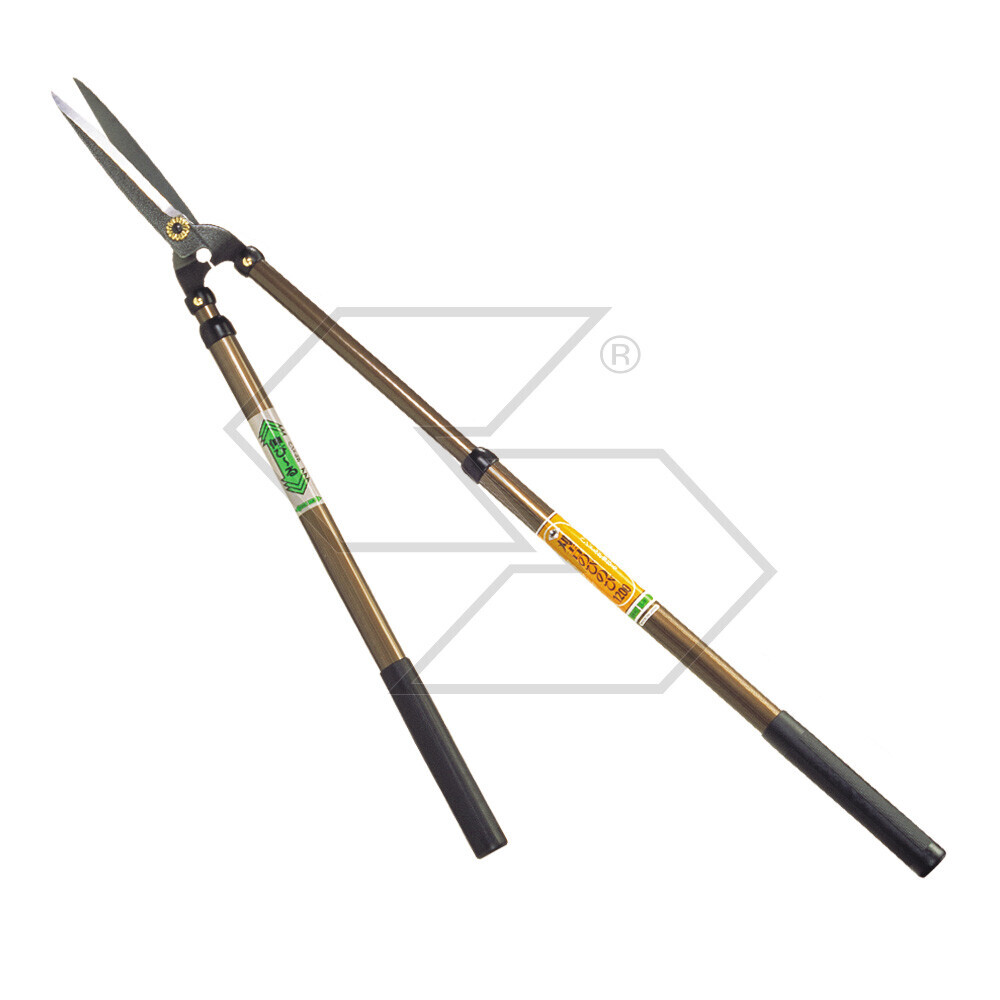 Telescopic Hedge Shears With Straight Blades Kanzawa 76 - 120 Cm