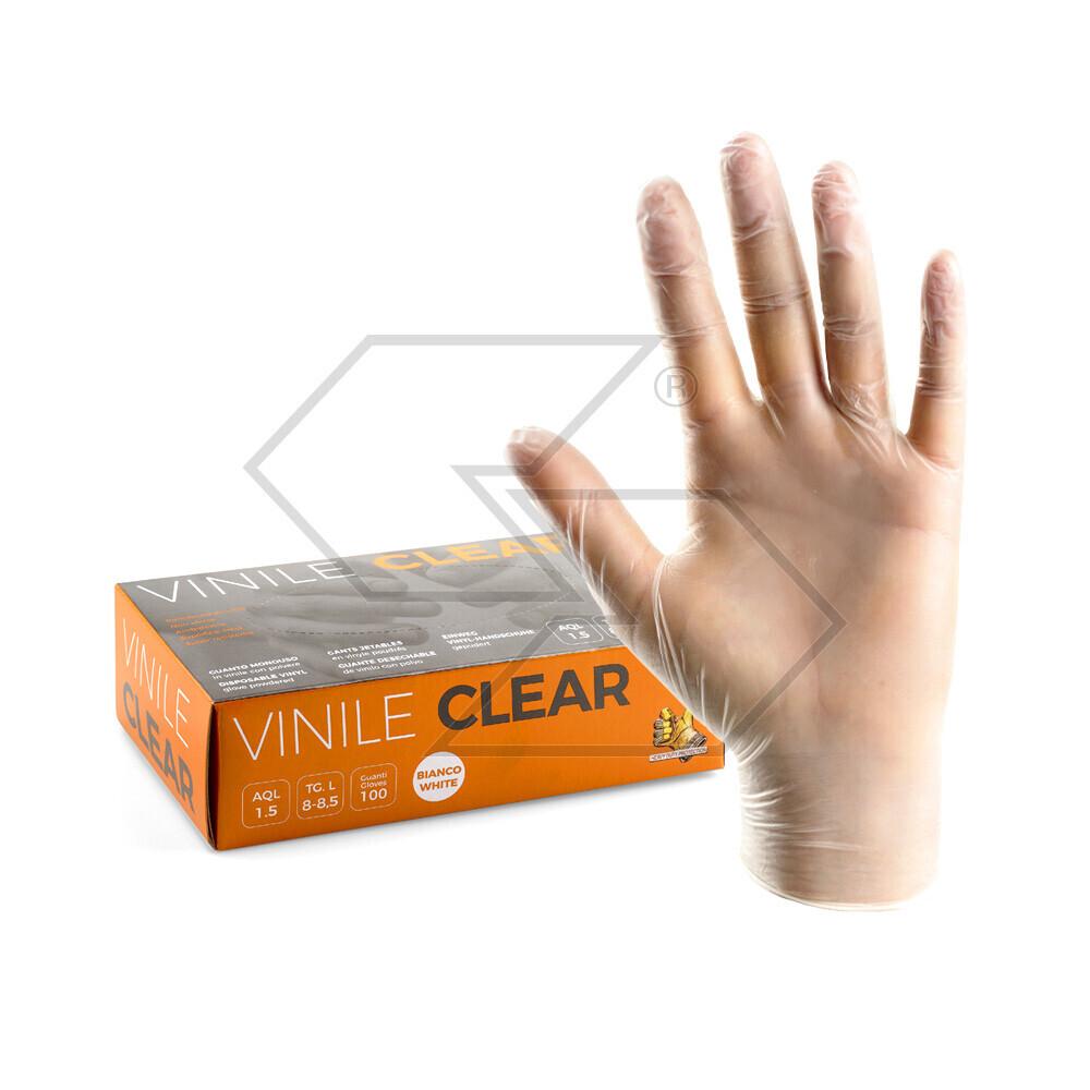 Disposable Vinyl Glove - Size M - Pack Of 100 Pcs Disposable Vinyl Glove - Size M - Pack Of 100 Pcs