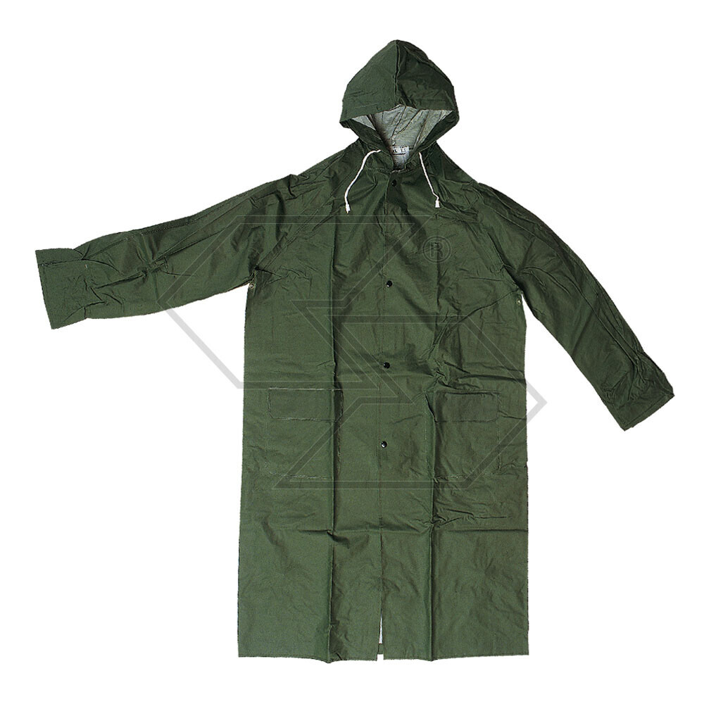 Cappotto impermeabile verde - taglia L Cappotto impermeabile verde - taglia L