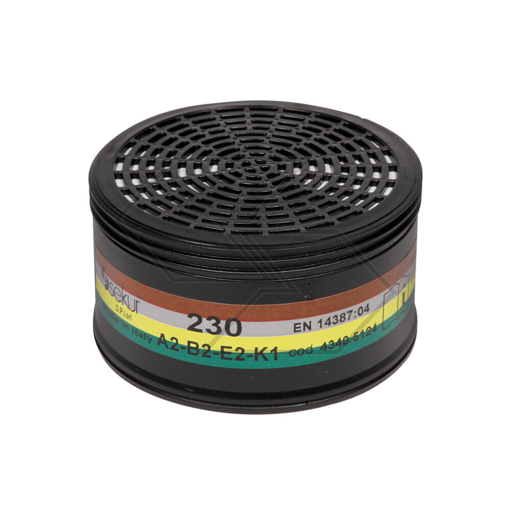 Filtro antigas 230 A2-B2-E2-K1 polivalente Filtro antigas 230 A2-B2-E2-K1 polivalente
