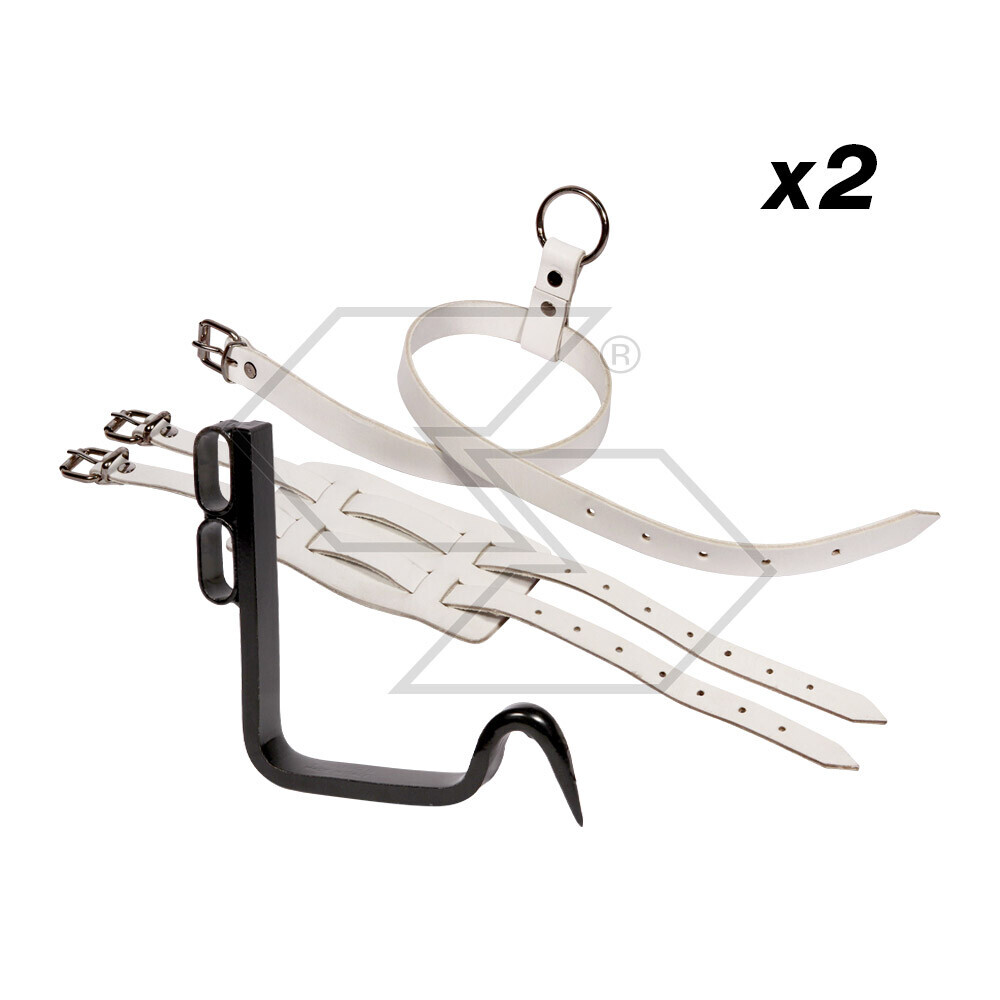 1-tooth German Type Tree Climbing Crampons (pair) 1-tooth German Type Tree Climbing Crampons (pair)