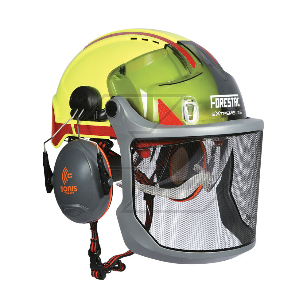CASCO COMPLETO FORESTAL EXTREME GIALLO HI-VIS CASCO COMPLETO FORESTAL EXTREME GIALLO HI-VIS