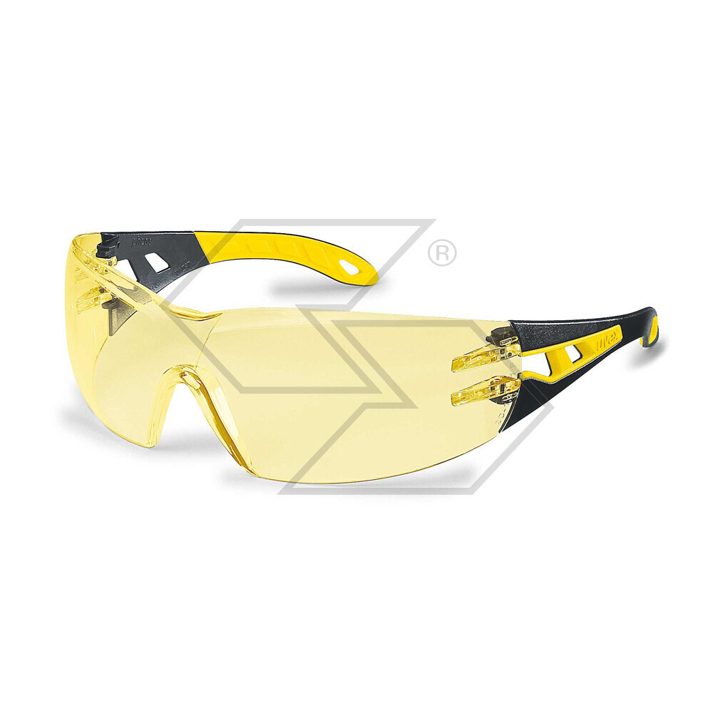 Yellow Pheos Protective Goggles With Temple Yellow Pheos Protective Goggles With Temple