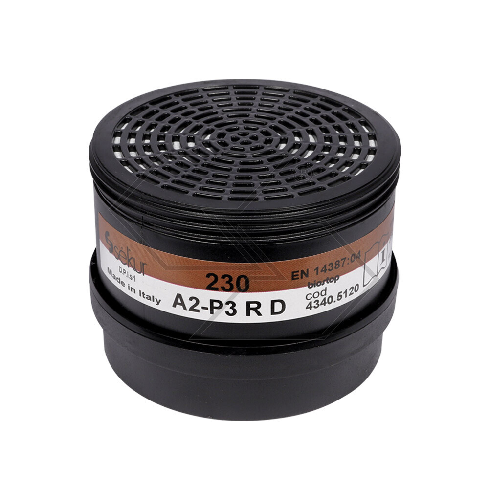 Aerosol Filter 230 A2-p3 R D Biostop Aerosol Filter 230 A2-p3 R D Biostop