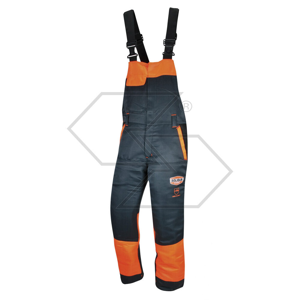 Salopette antitaglio per motosega Classe 1 tg. 2XL Solidur