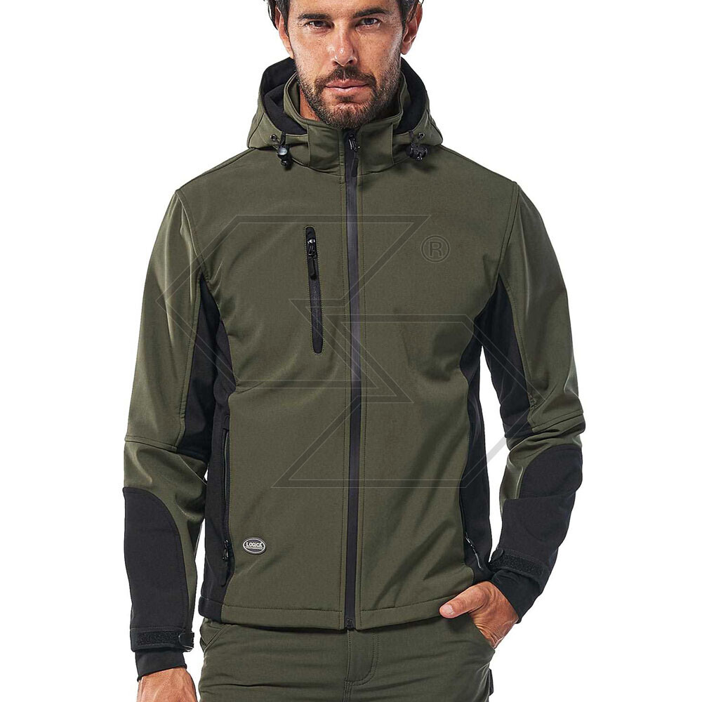 Giacca in Softshell Verde Logica tg. L