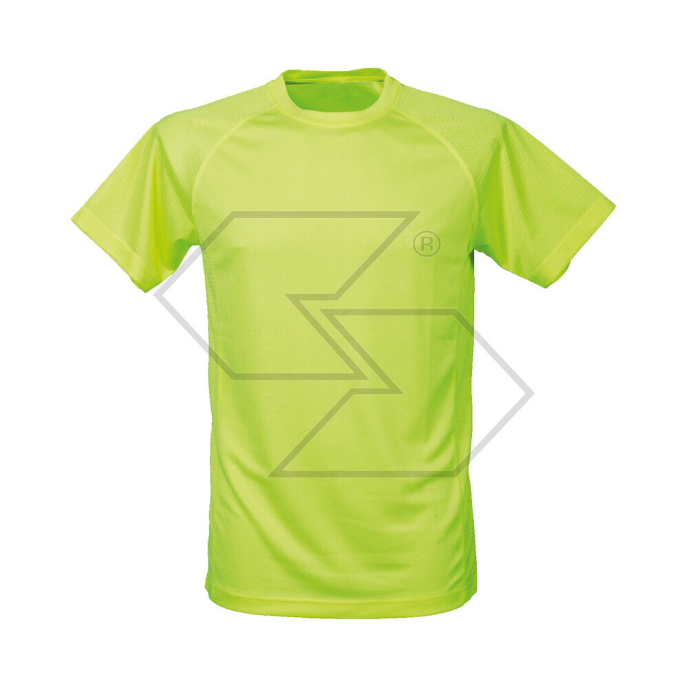 T-shirt tecnico sportiva Quickdry giallo Logica tg. S T-shirt tecnico sportiva Quickdry giallo Logica tg. S