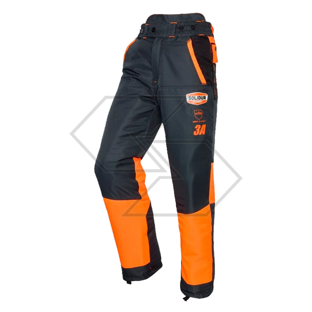 Pantalone antitaglio per motosega Classe 3 - Modello Basic tg. L Solidur