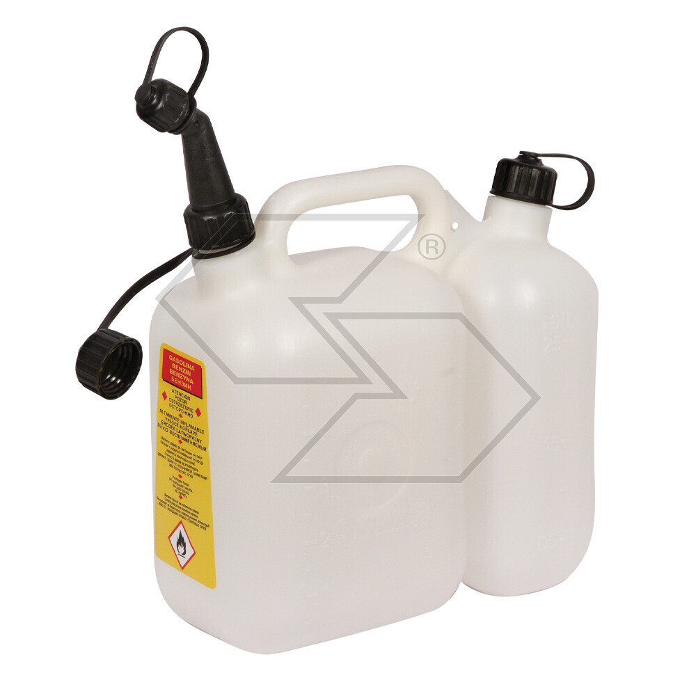 5 + 2.5 Liter Professional Double Use White Tank