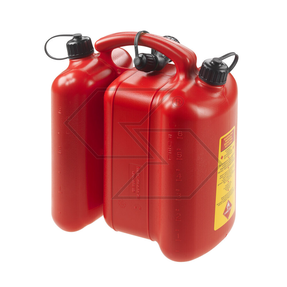 6 + 3 Liter Professional Double Use Red Tank