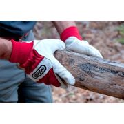 Guanto da lavoro in pelle e tessuto Oregon - taglia unica L(10)