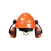 Waipoua Helmet For Forest Protection Complete With Headphones And Mesh Visor
