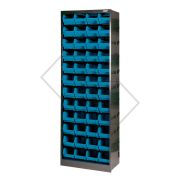 Open Metal Wardrobe With 48 Drawers Open Metal Wardrobe With 48 Drawers