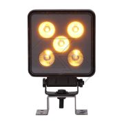 Faro lavoro 5 led doppia luce 12W quadro