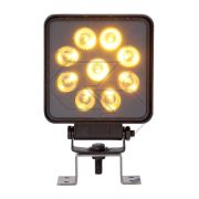 Faro lavoro 9 led doppia luce 22W quadro