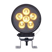 Faro lavoro 5 led doppia luce 14W tondo