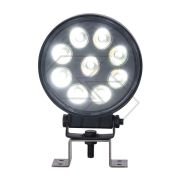 Faro lavoro 9 led doppia luce 22W tondo
