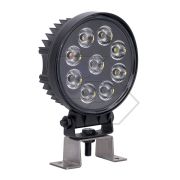 Faro lavoro 9 led doppia luce 22W tondo