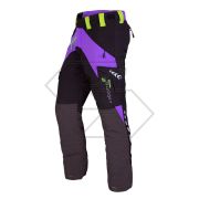 AT4010 PU (F) - Pantalone antitaglio Breatheflex Ladies Classe 1 (20 ms) - Viola - Taglia L (Regular)