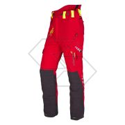 AT4010 RE/YE - Pantalone antitaglio Breatheflex Classe 1 (20 ms) - Rosso - Taglia M (Regular)