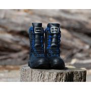 TH12 - Scarpone antitaglio Extreme Waterproof Classe 2 (24 ms) - Nero-Blu - Taglia 41