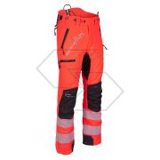 ATHV4060 OR - Pantalone antitaglio Breatheflex Pro Classe 1 (20 ms) - Arancione HV - Taglia S (Regular)