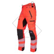 ATHV4060 OR - Pantalone antitaglio Breatheflex Pro Classe 1 (20 ms) - Arancione HV - Taglia M (Tall)