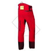 AT4061 RE - Pantalone antitaglio Breatheflex Pro Freestyle Classe 1 (20 ms) - Rosso - Taglia L (Regular)