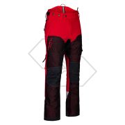 AT4080 RE - Pantalone antitaglio Deep Forest Classe 1 (20 ms) - Rosso - Taglia L (Regular)